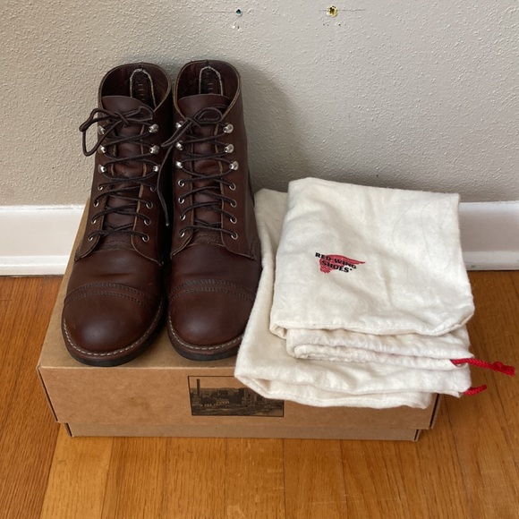 Red Wing Boots - women’s iron ranger size 7 heritage - Picture 7 of 11